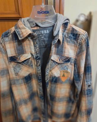 camicia jeans felpata