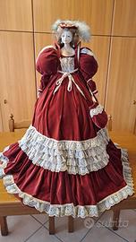 Bambola in porcellana altezza cm. 80