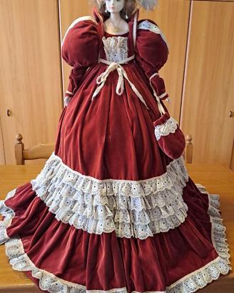 Bambola in porcellana altezza cm. 80
