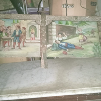 Coppia sponde carretto siciliano