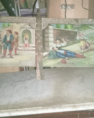 Coppia sponde carretto siciliano