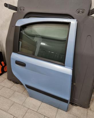 Portiera post dx - fiat panda 2° serie - azzurra