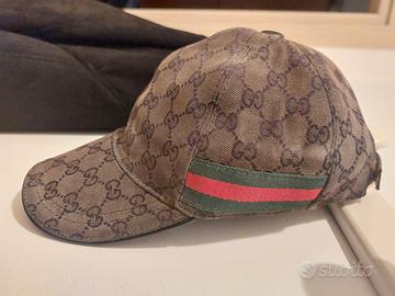 Cappellino Tipo Gucci GG Canvas Baseball