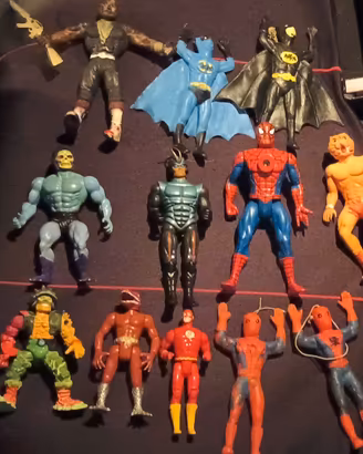 lotto action figure e flexy vari anni 70/80/90 