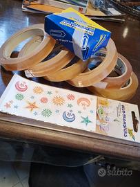 Set di 6 rotoli scotch e altro