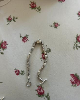 Bracciale granelli argento (No spedizione)