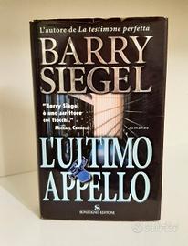 Libro di Barry Siegel "L'ultimo appello ",2001.