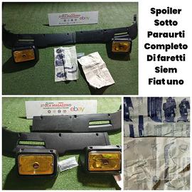 Spoiler sotto paraurti+coppia Faretti gialli Siem 
