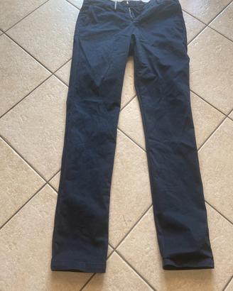 pantalone uomo blu scuro