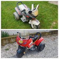 2 moto elettriche peg perego a batteria 