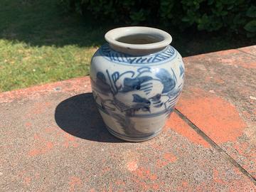 Vaso cinese Transitional del XVIII secolo