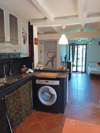 Loft formato da 2bilocali con giardino e camino