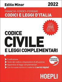 Codice civile e leggi complementari 2022