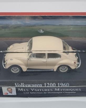 Diecast 1/43 Volkswagen Maggiolino 1200 1960