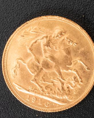 1916 Gold Sovereign George V Londra