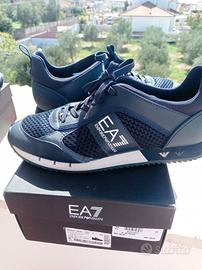 scarpe armani blu originali