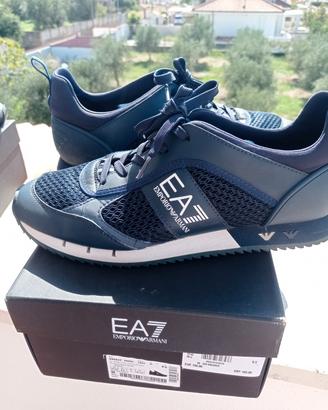 scarpe armani blu originali