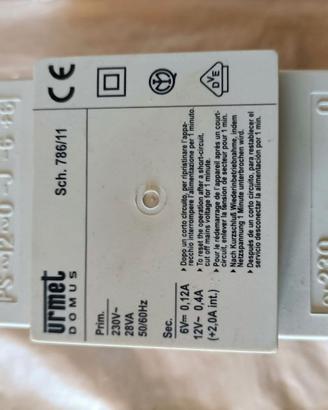 alimentatore urmet domus sch 706/11