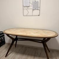 tavolo vintage anni 50-60, sedie omaggio