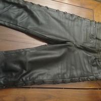 pantaloni pelle Harley bobber cafè tacer
