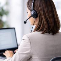 Operatrice telefonica professionista