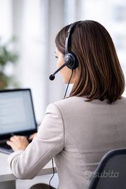 Operatrice telefonica professionista