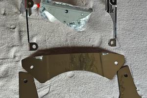 Telaio cromato x parabrezza basso California 1400