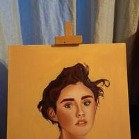 Dipinto ritratto femminile 