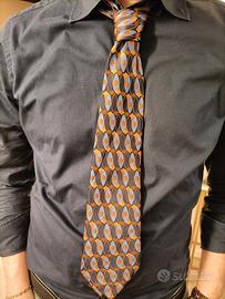 Cravatta Lanvin 100% seta