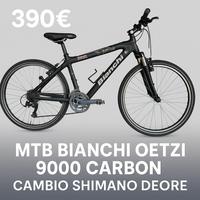 MTB Bianchi Oetzi 9000 Carbon - Tg S Cambio Deore