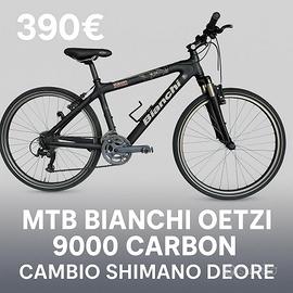 MTB Bianchi Oetzi 9000 Carbon - Tg S Cambio Deore