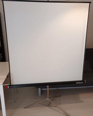 Schermo da proiezione con treppiede