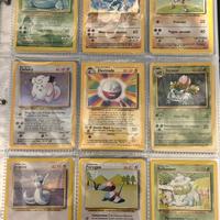 Lotto carte pokemon set base