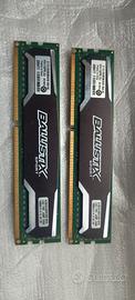 Memoria RAM crucial ballistix Sport 2x 8Gb