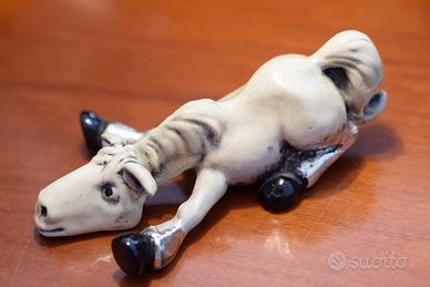 statuetta vintage cavallo