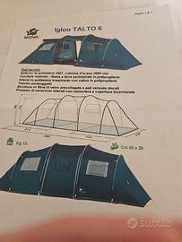tenda da campeggio 