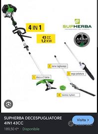 Decespugliatore multifunzione a scoppio