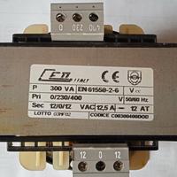 Trasformatore 300 VA, Pri.0-230-400V, Sec.12-0-12V