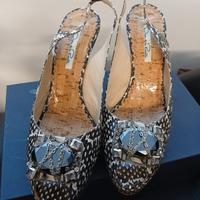 Sandali da donna in pelle