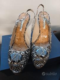 Sandali da donna in pelle