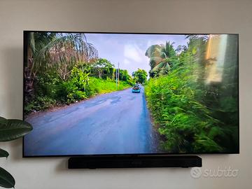 Samsung QLED 4K 65” Q80C (2023) + staffa da muro