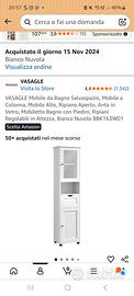 Armadio bianco come nuovo.