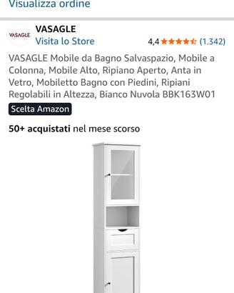 Armadio bianco come nuovo.