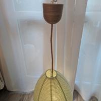 lampadario a sospensione in carta verde