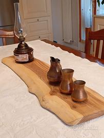 Taglieri Tavolini legno massello artigianali da50€