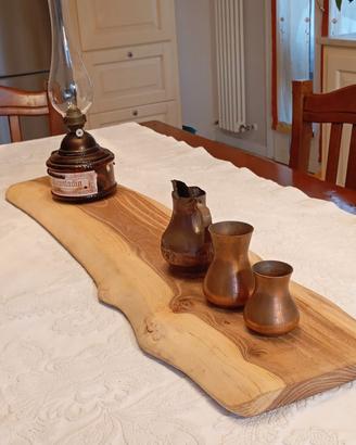 Taglieri Tavolini legno massello artigianali da50€