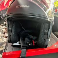 Casco moto jet CGM 127A Deep mono nero