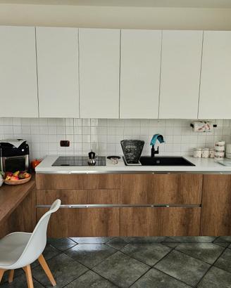 Cucina Stosa Infinity rovere nodato con penisola