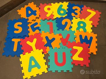 Tappeto puzzle mattonelle gomma piuma per bambini