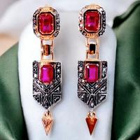 orecchini stile antico art decò 